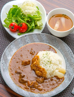 モーニングセット(ココクラブオリジナルミニカレー)